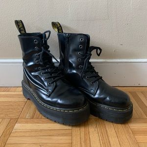 Dr. Martens Black Jadon Platform Boots